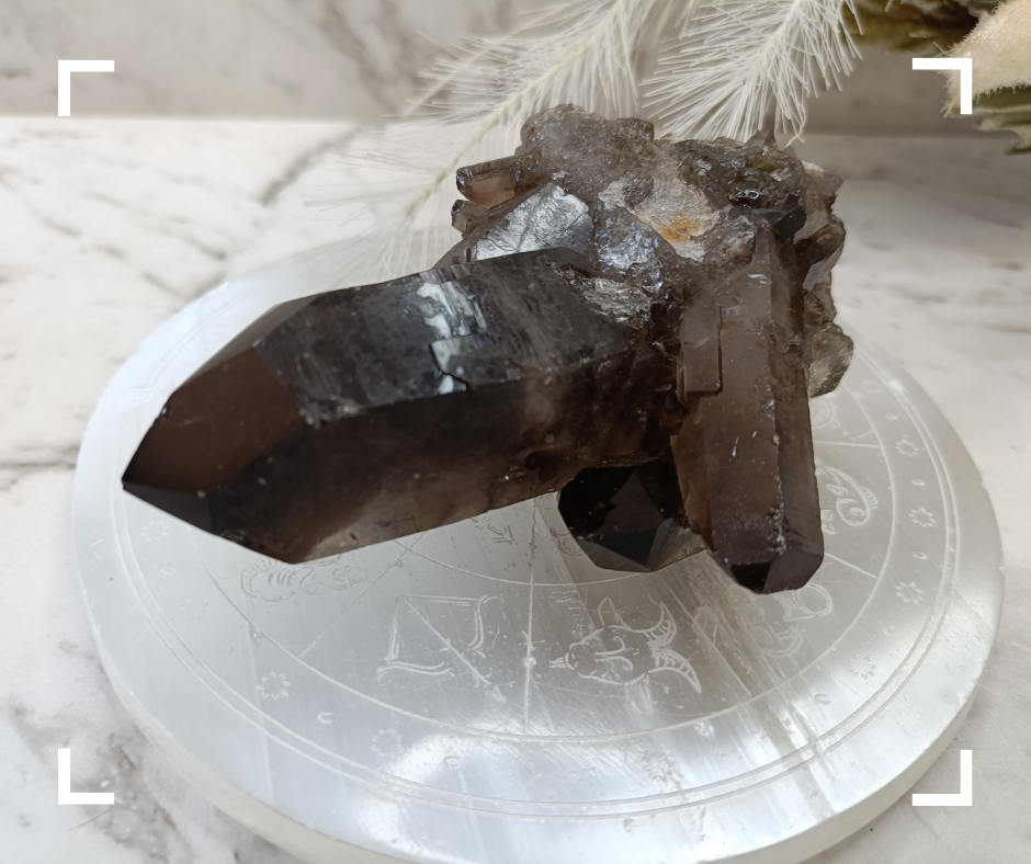 Smokey Quartz Crystal Cluster 2