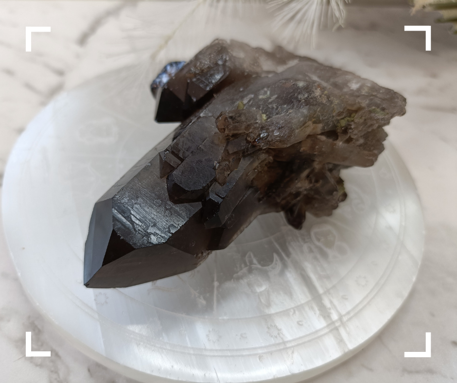 Smokey Quartz Crystal Cluster 2