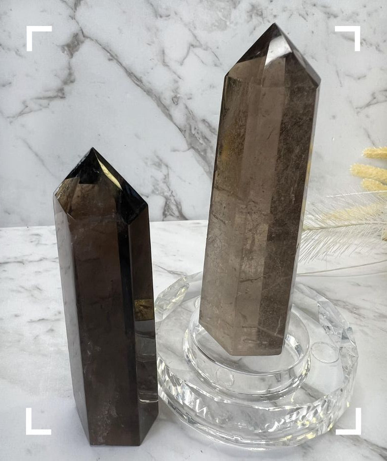 Smokey Quartz Crystal Tower