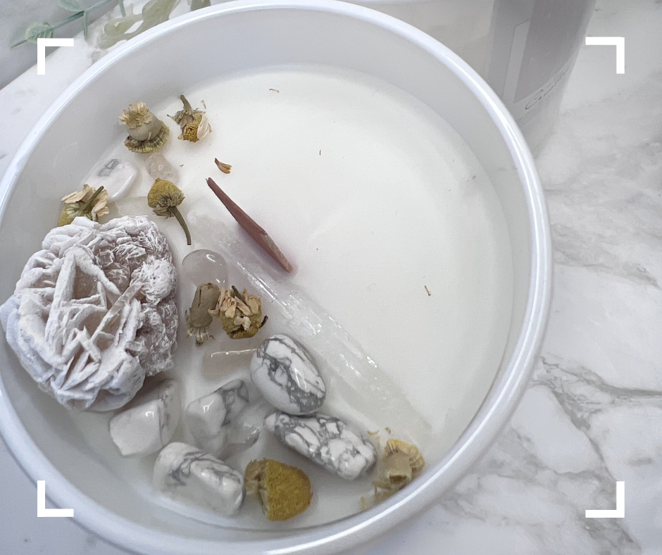 Justice (Libra) Crystal Candle