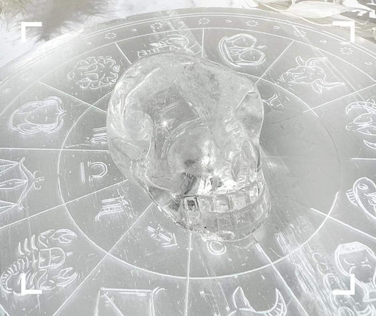 Clear Quartz Crystal Skull