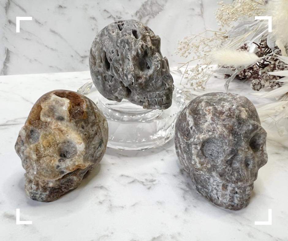 Sphalerite Crystal Skull