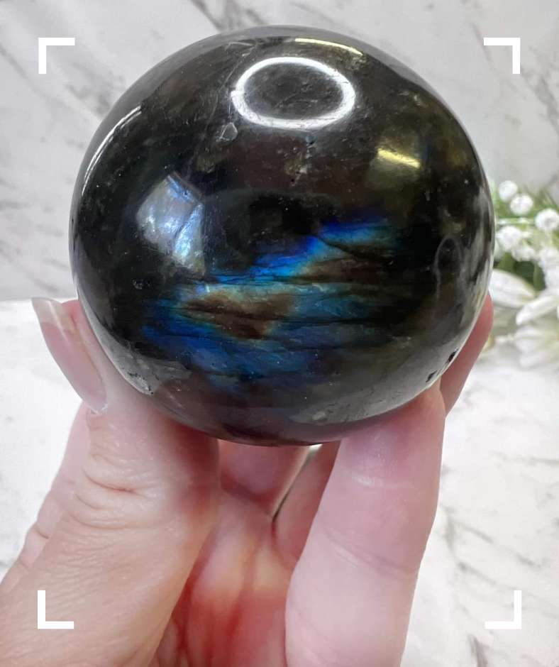 Labradorite Crystal Sphere