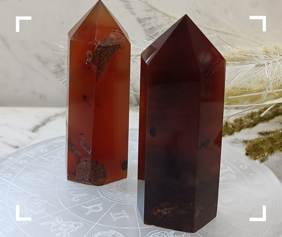 Carnelian Crystal Tower