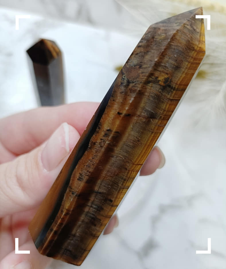 Tigers Eye Crystal Tower