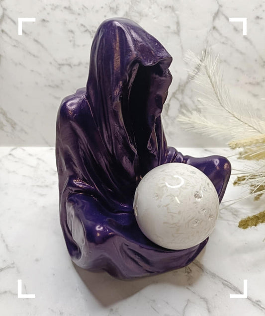 Purple Mage Crystal Sphere Holder