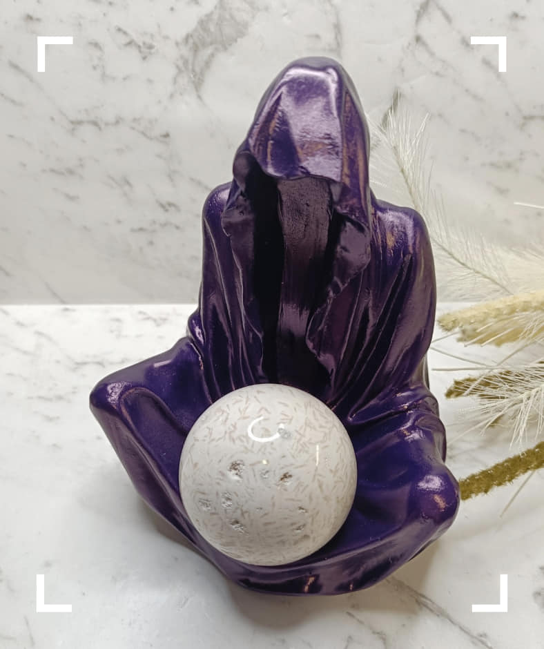 Purple Mage Crystal Sphere Holder
