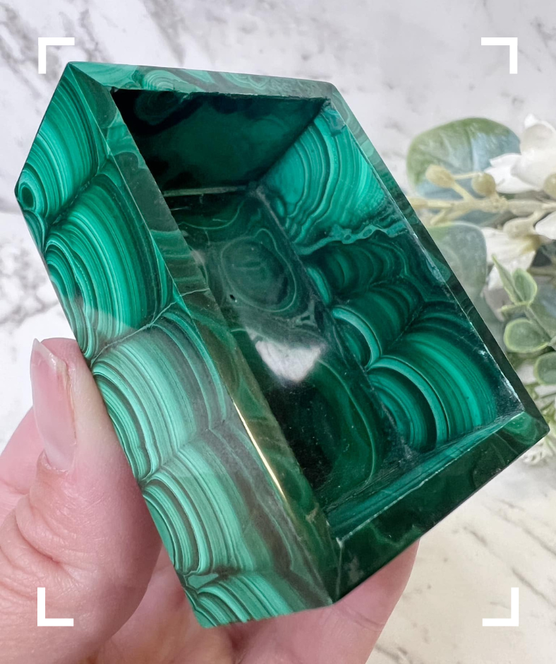 Malachite Crystal Box