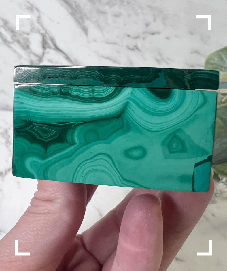 Malachite Crystal Box