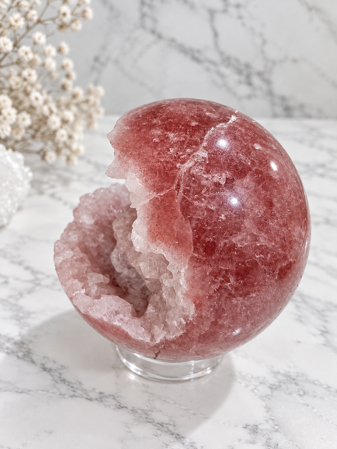 Strawberry Crystal Quartz