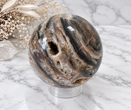 Druzy Sphalerite Crystal Sphere 2