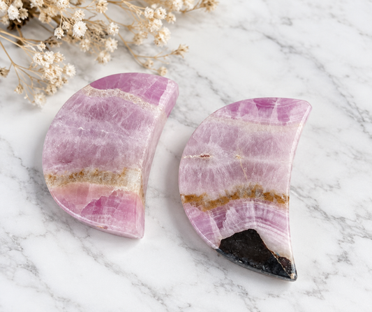 Cobalto Calcite Crystal Moon