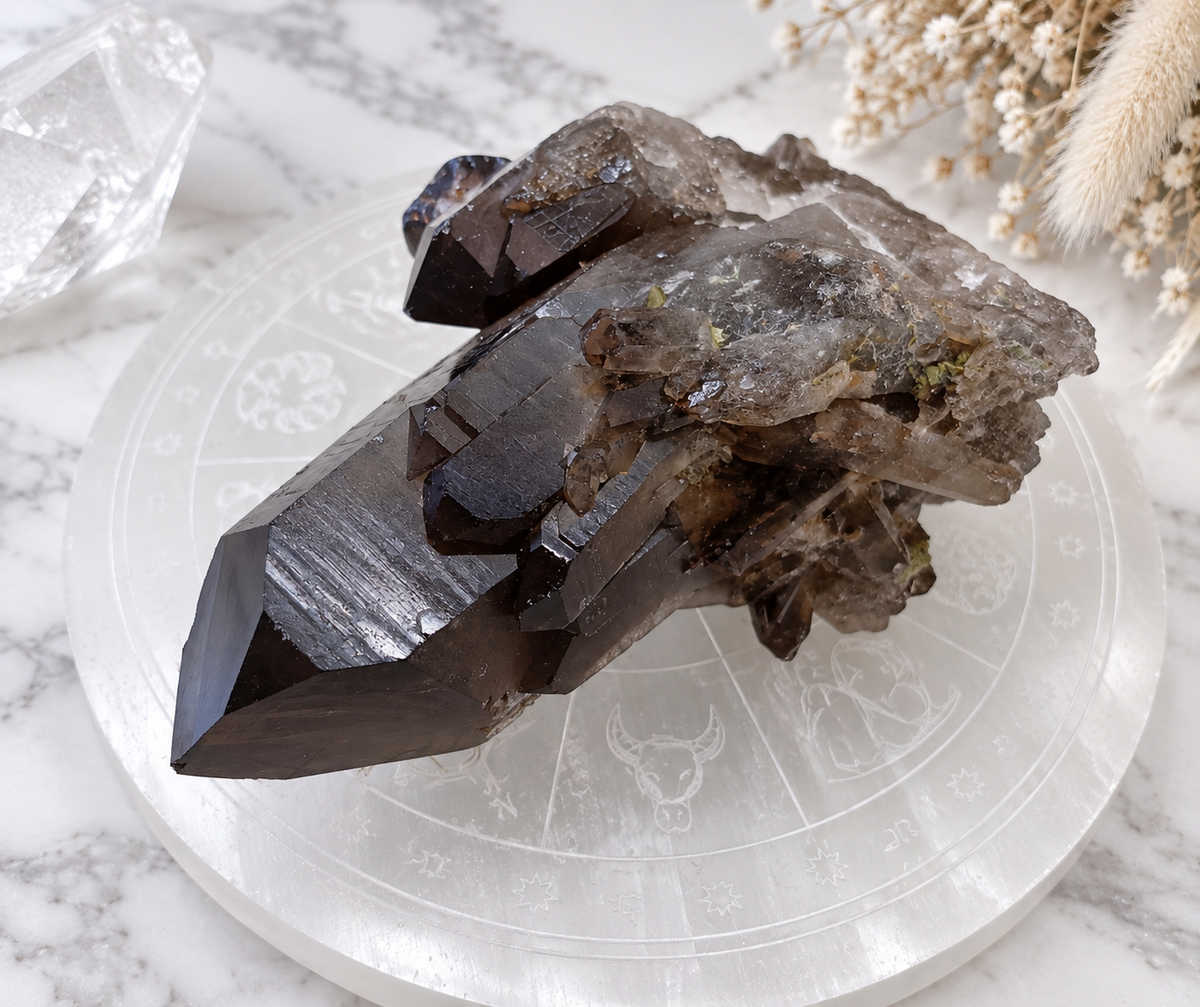 Smokey Quartz Crystal Cluster 2