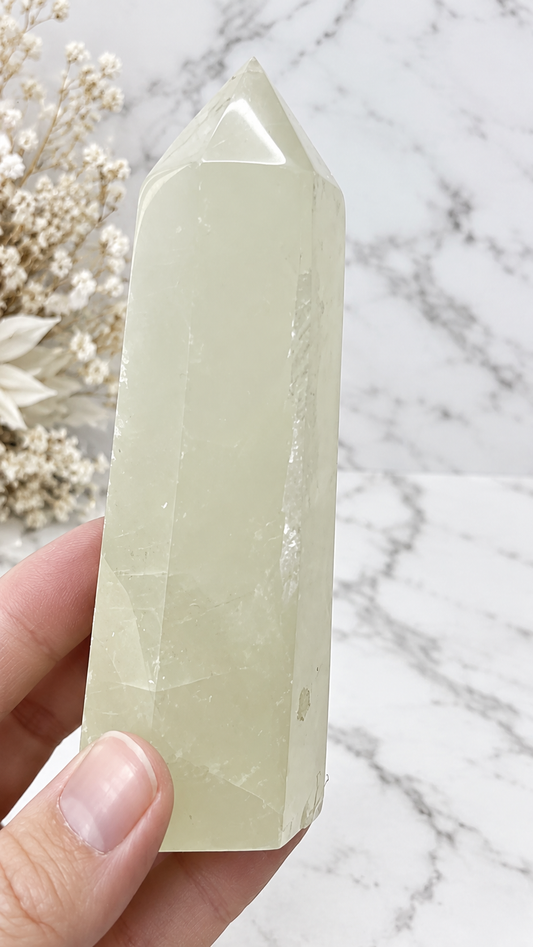 Honey Calcite Crystal Tower