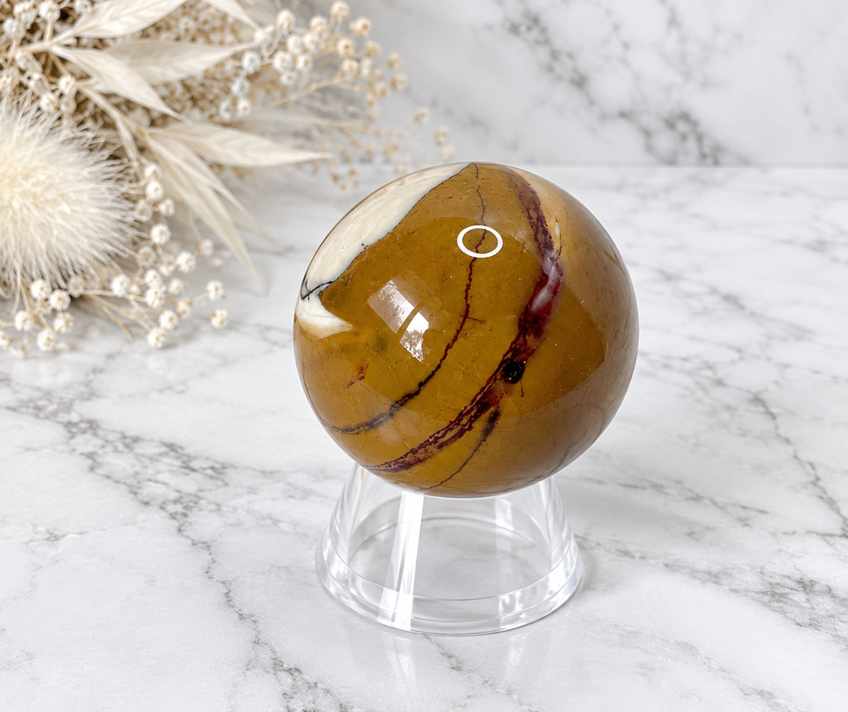 Mookaite Crystal Sphere