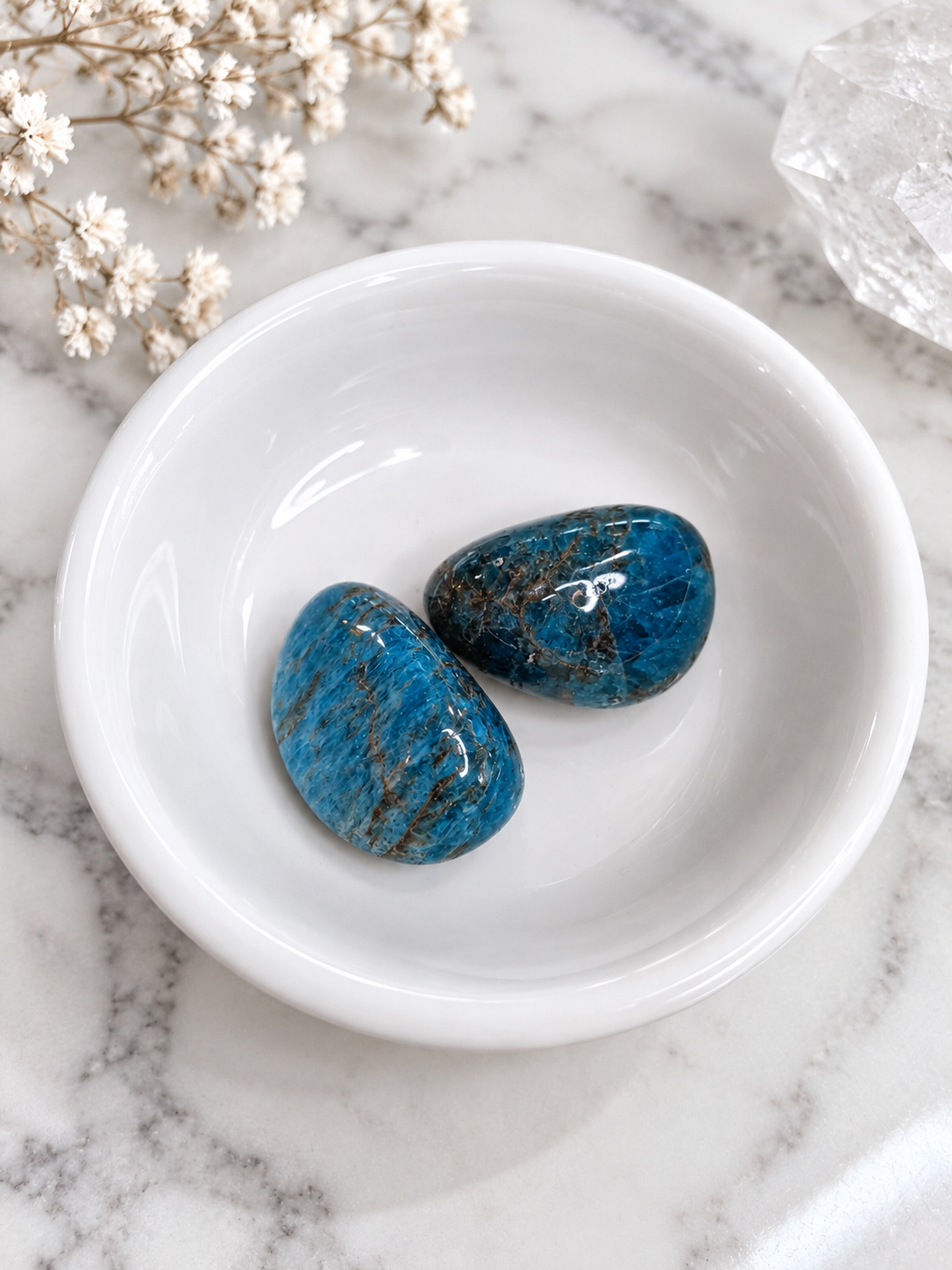 Apatite Crystal Tumble