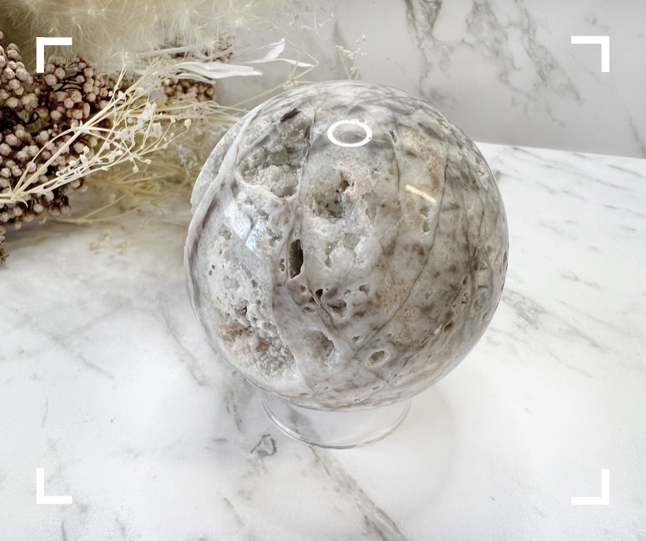Druzy Sphalerite Crystal Sphere 1