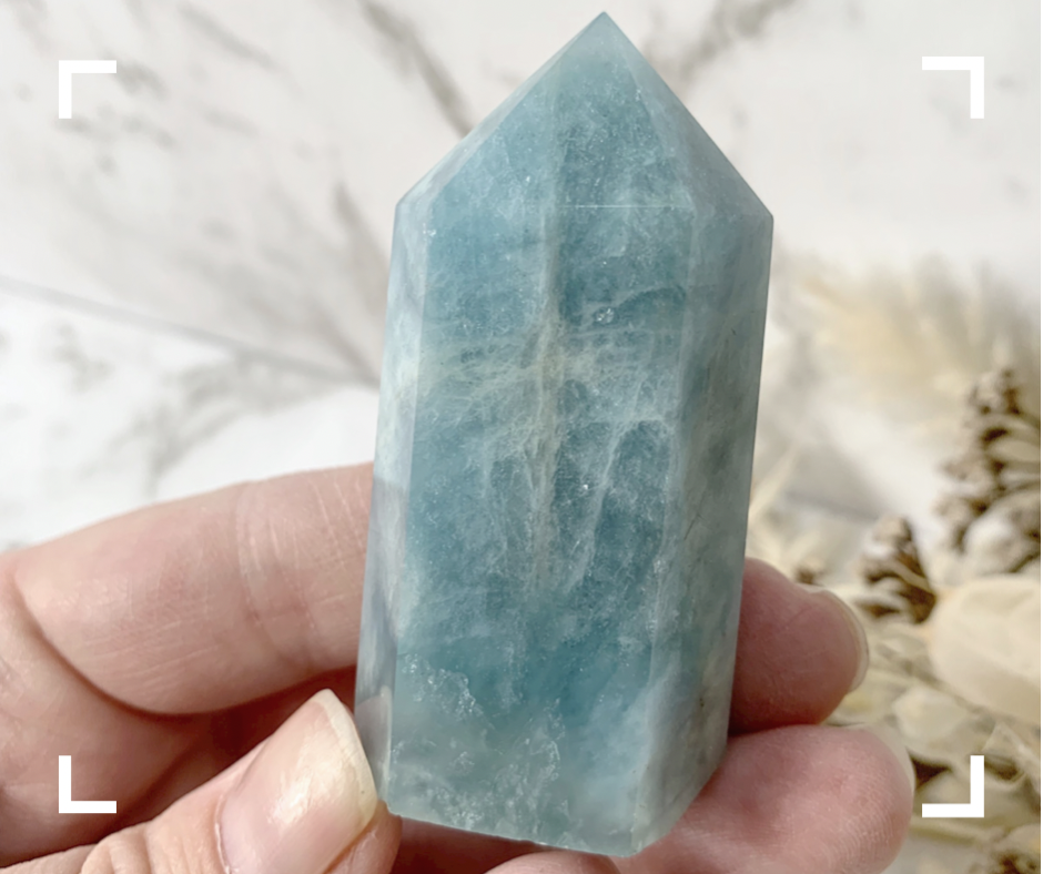 Aquamarine Crystal Tower