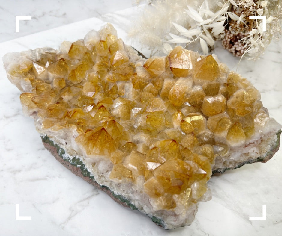Citrine Crystal Cluster