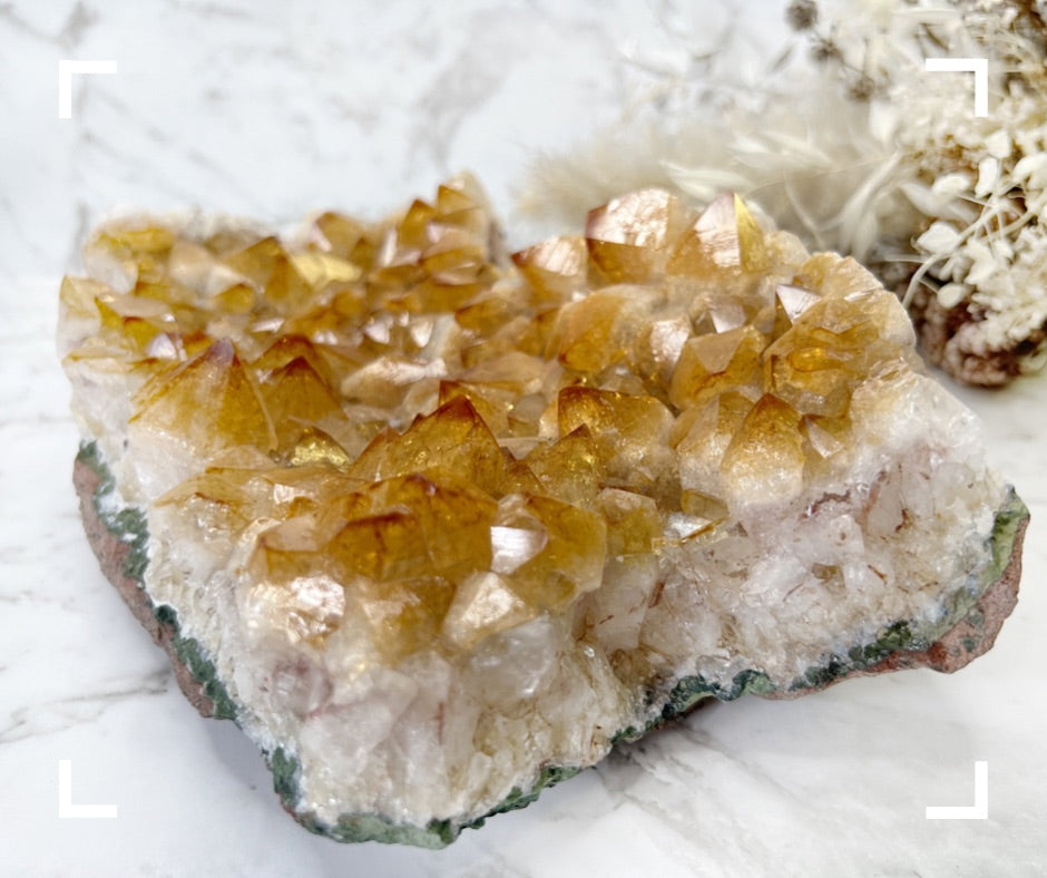 Citrine Crystal Cluster