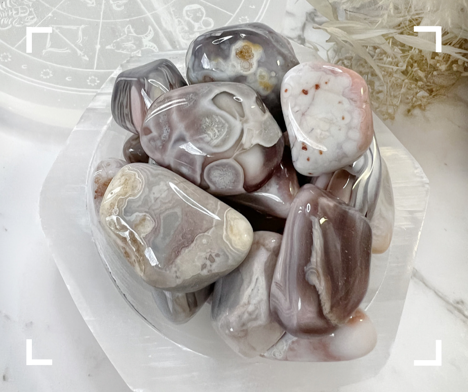 Pink Botswana Agate Tumble