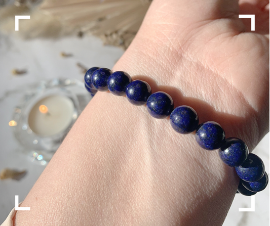 Blue Lapis Lazuli Crystal Bracelet