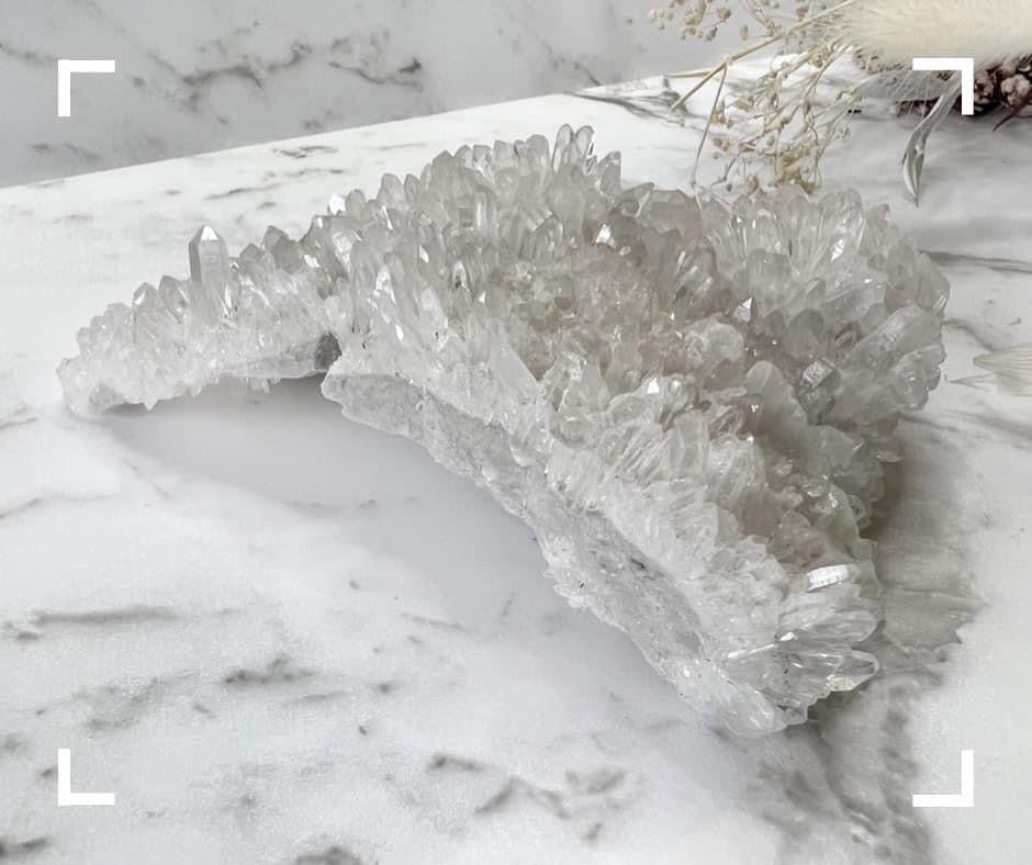 Clear Quartz Crystal Cluster