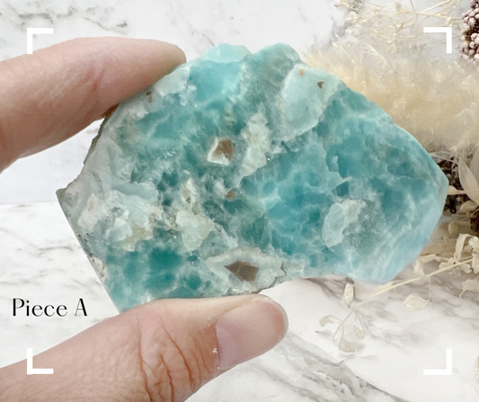 Raw Larimar Crystal Shards