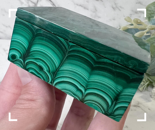 Malachite Crystal Box