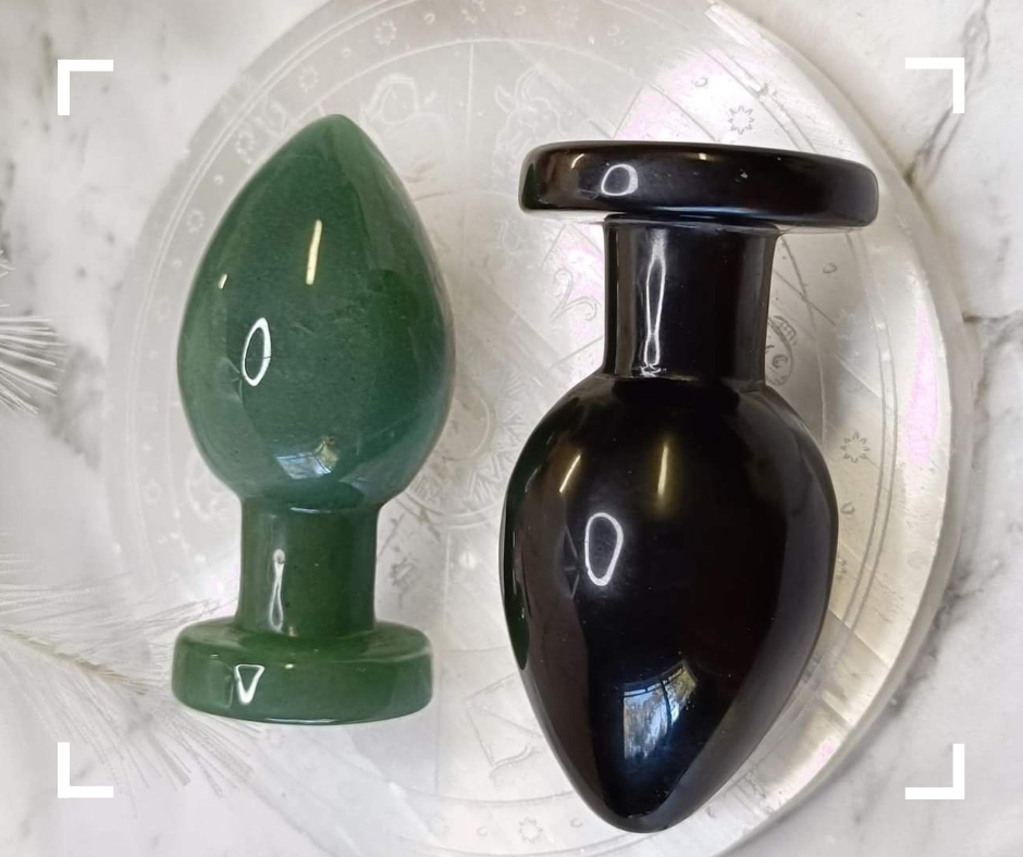 Obsidian Crystal Butt Plug