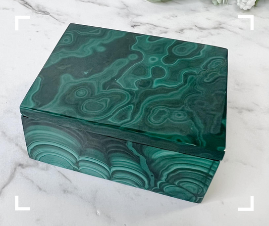 Malachite Crystal Box