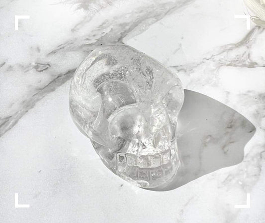 Clear Quartz Crystal Skull