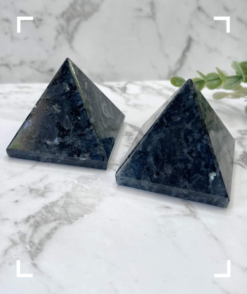 Larvikite Crystal Pyramid