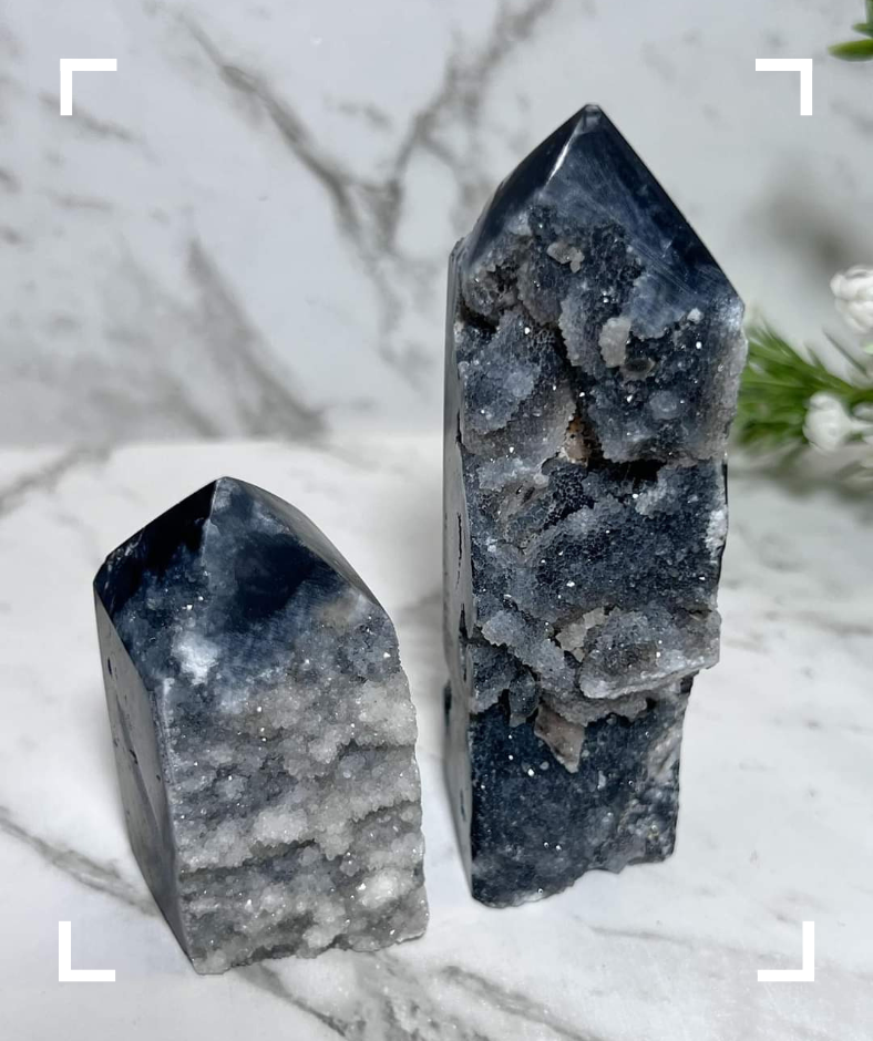 Druzy Sphalerite Crystal Tower