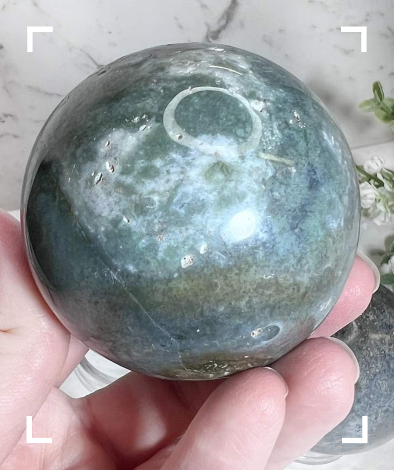 Ocean Jasper Crystal Sphere