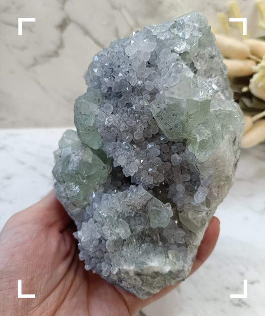 Raw Fluorite Crystal Cluster