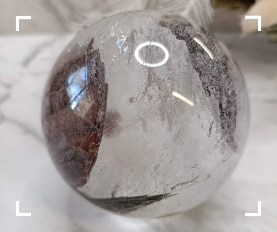 Garden Quartz Crystal Sphere