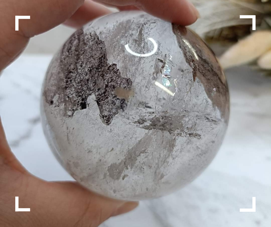 Garden Quartz Crystal Sphere