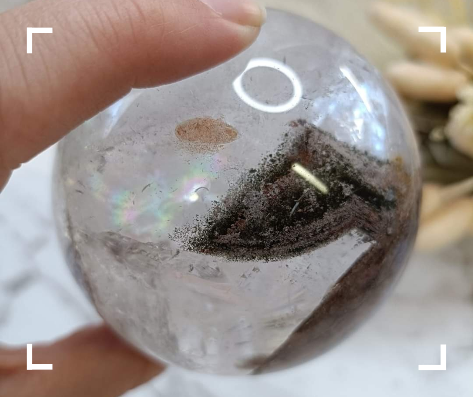 Garden Quartz Crystal Sphere