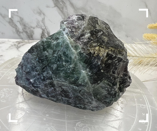 Green Fluorite Raw Crystal Stone