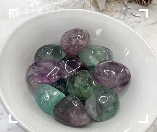 Rainbow Fluorite Tumble