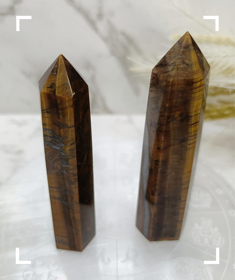 Tigers Eye Crystal Tower