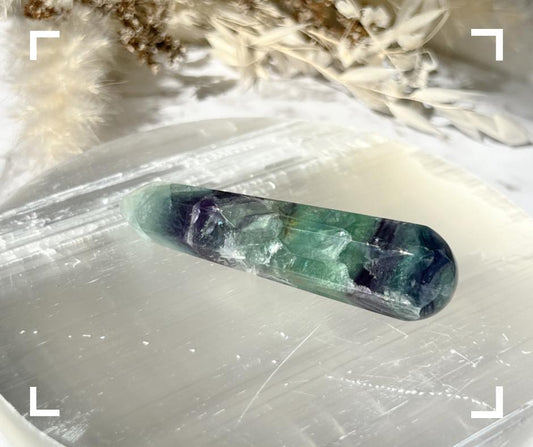 Acupressure Fluorite Crystal Wand