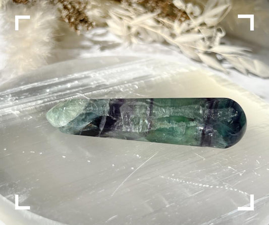 Acupressure Fluorite Crystal Wand