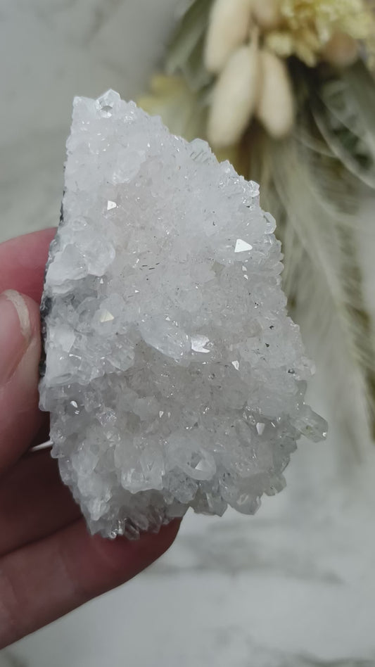 Mini Clear Quartz Crystal Cluster