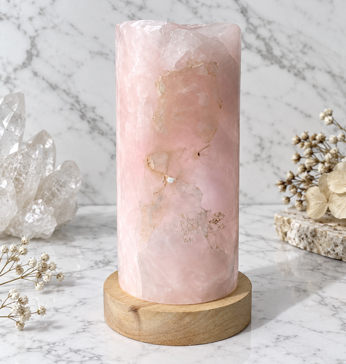 Mangano Calcite Crystal Lamp