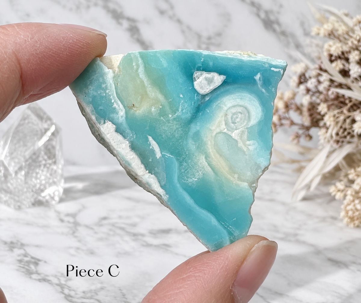 Raw Larimar Crystal Shards