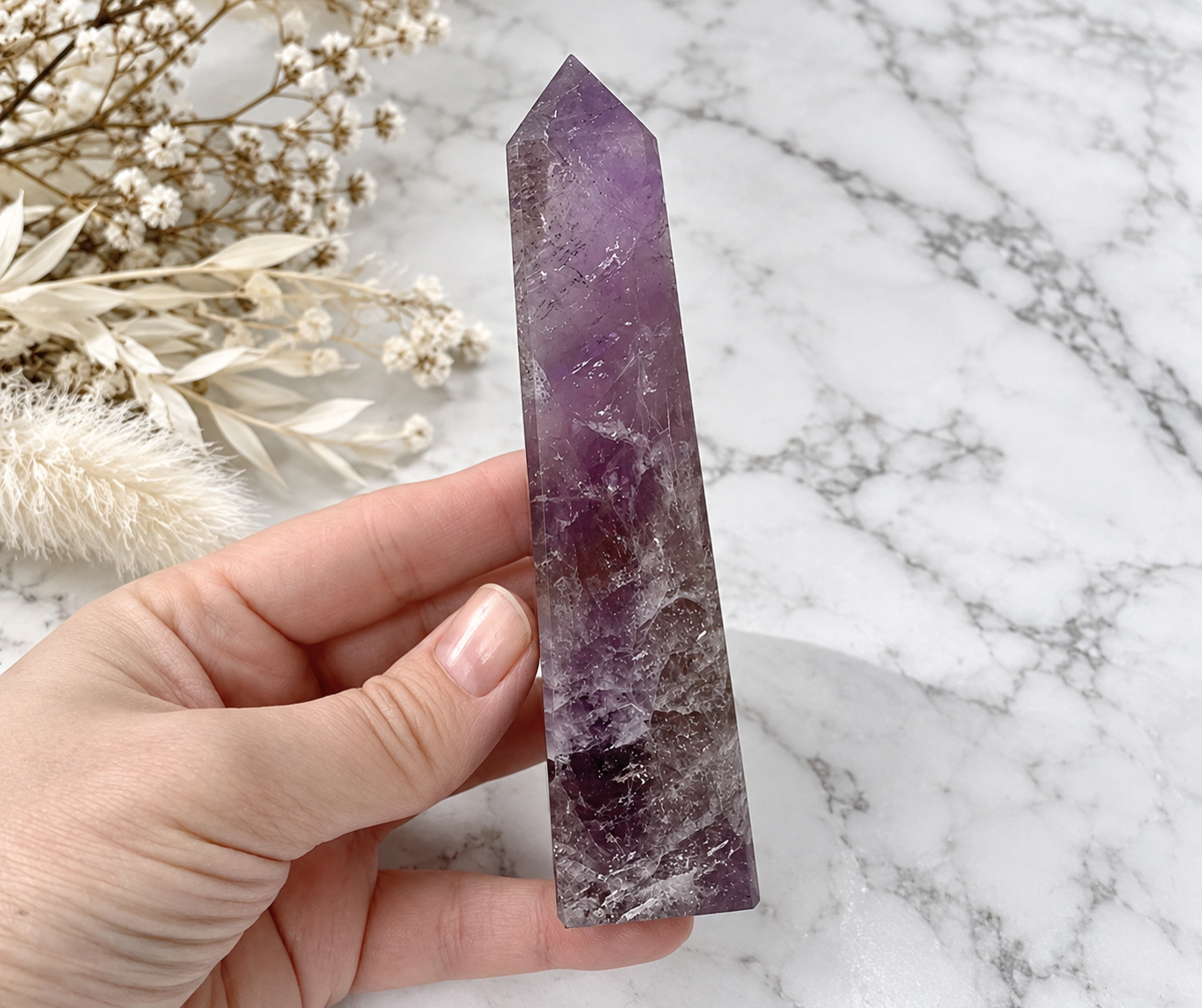 Amethyst Crystal Obelisk 1