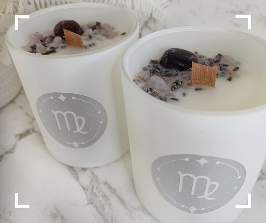 Virgo Crystal Candle