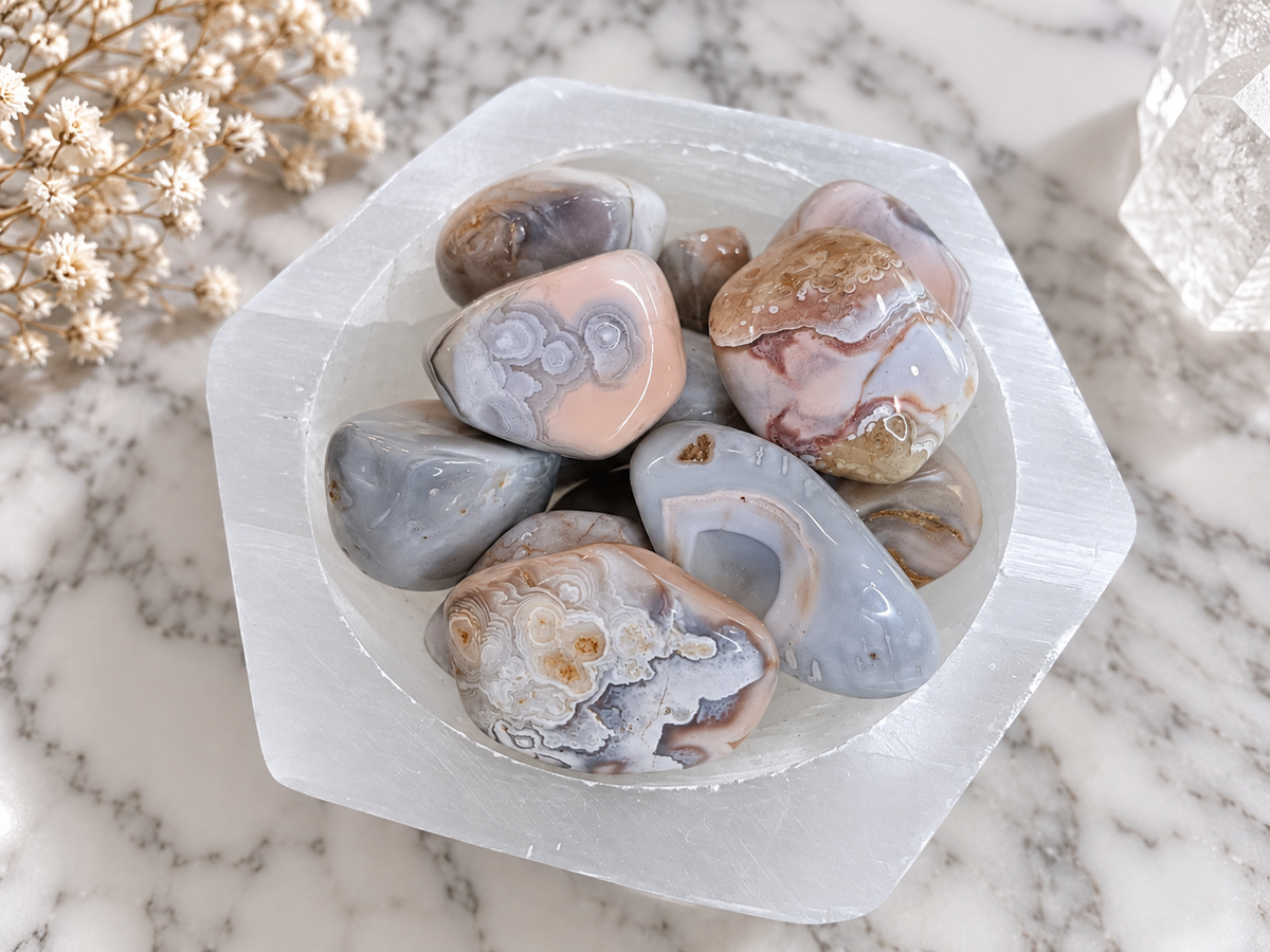 Botswana Agate Crystal Tumble